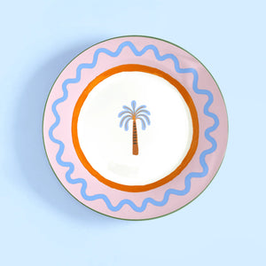Eleanor Bowmer Palm Tree Dinner Plate