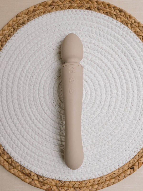 The Natural Love Company Cassia Curved Wand Vibrator - Recycled Ocean Plastic