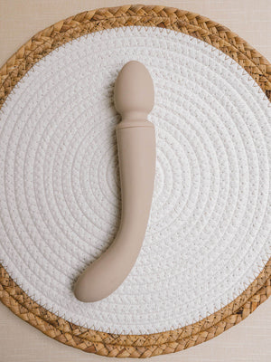 The Natural Love Company Cassia Curved Wand Vibrator - Recycled Ocean Plastic