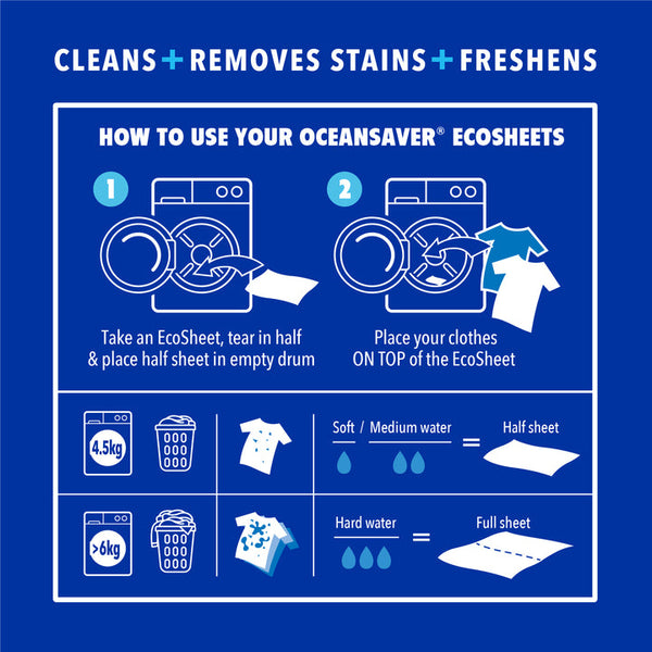 OceanSaver Non-Bio Laundry Sheets