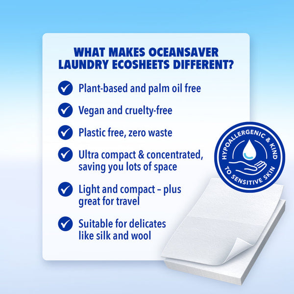 OceanSaver Non-Bio Laundry Sheets