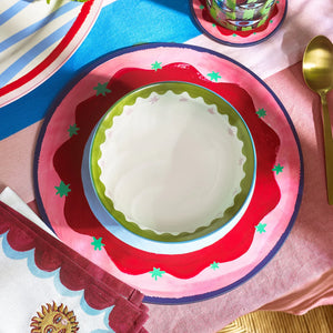 Eleanor Bowmer Pink Stars Cereal Bowl