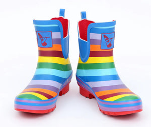 Evercreatures Natural Rubber Wellies - Rainbow