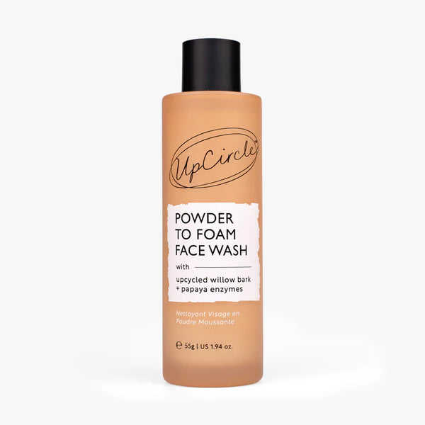 UpCircle Powder to Foam Face Wash - for Dull, Combination + Oily Skin