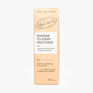 UpCircle Powder to Foam Face Wash - for Dull, Combination + Oily Skin