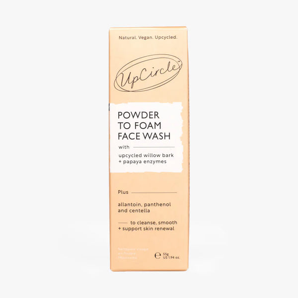 UpCircle Powder to Foam Face Wash - for Dull, Combination + Oily Skin