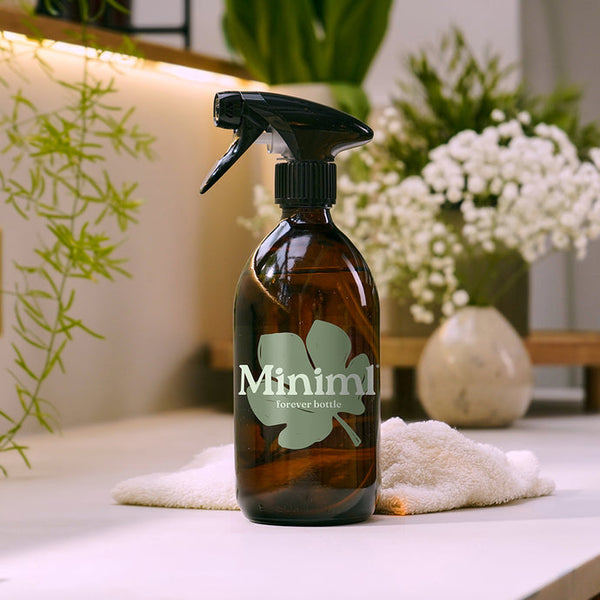Miniml Reusable Glass Cleaning Spray Bottle - 500ml