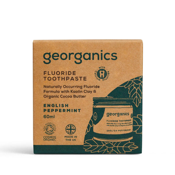 Georganics Plastic Free & Organic Toothpaste 60ml - Fluoride