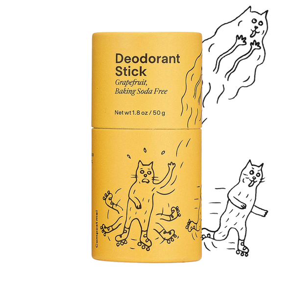 Meow Meow Tweet Vegan Deodorant Stick - Baking Soda Free