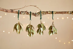 Nkuku Geeti Christmas Baubles - x4 Set