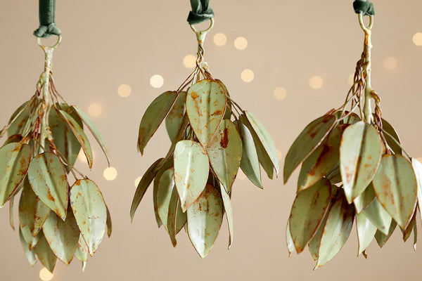 Nkuku Geeti Christmas Baubles - x4 Set