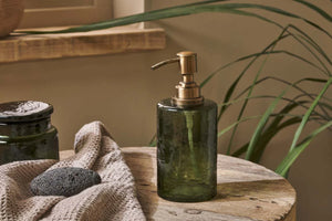 Nkuku Ilcoso Recycled Glass Soap Dispenser - 450ml