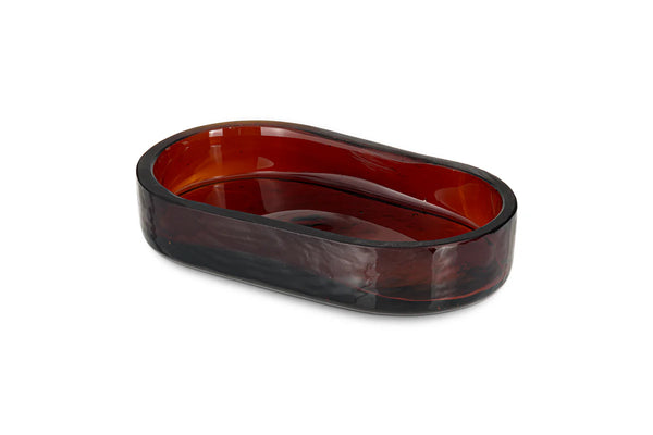 Nkuku Ilcoso Recycled Glass Soap Dish