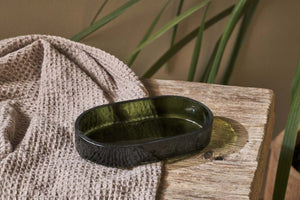 Nkuku Ilcoso Recycled Glass Soap Dish