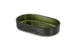 Nkuku Ilcoso Recycled Glass Soap Dish