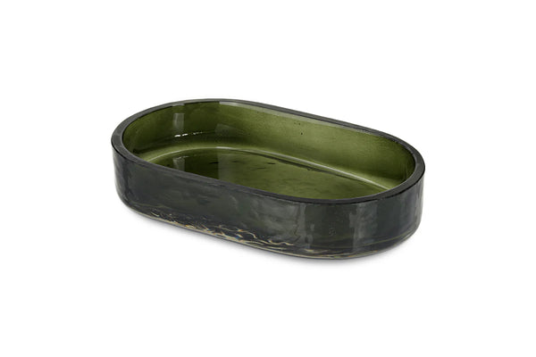 Nkuku Ilcoso Recycled Glass Soap Dish