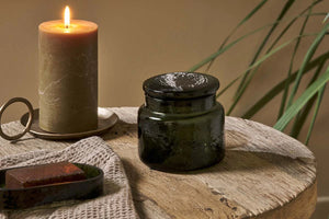 Nkuku Ilcoso Recycled Glass Storage Pot