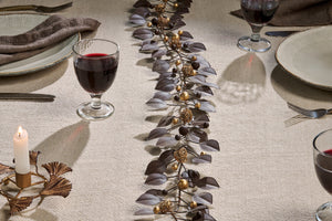 Nkuku Ishana Christmas Garland - Antique Brass