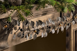 Nkuku Ishana Christmas Garland - Antique Brass