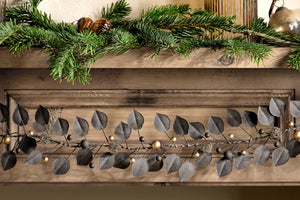 Nkuku Ishana Christmas Garland - Antique Brass