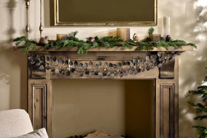 Nkuku Ishana Christmas Garland - Antique Brass