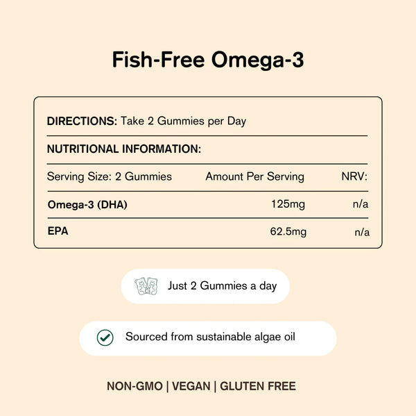 Vegums Vegan Vitamins - Fish-Free Omega-3