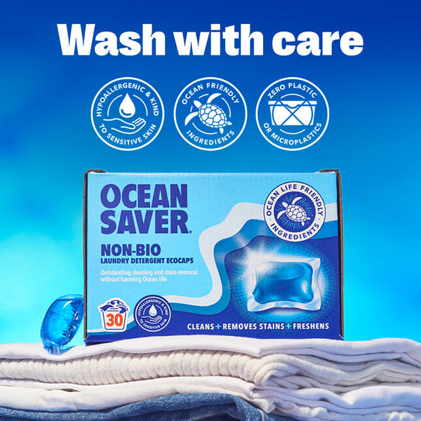 OceanSaver Non-Bio Eco Laundry Capsules - x30 Pack