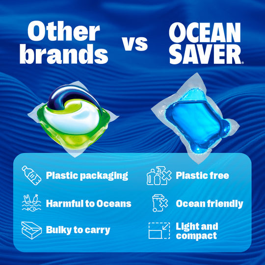 OceanSaver Non-Bio Eco Laundry Capsules - x30 Pack