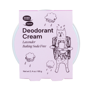 Meow Meow Tweet Vegan Deodorant Cream - Baking Soda Free