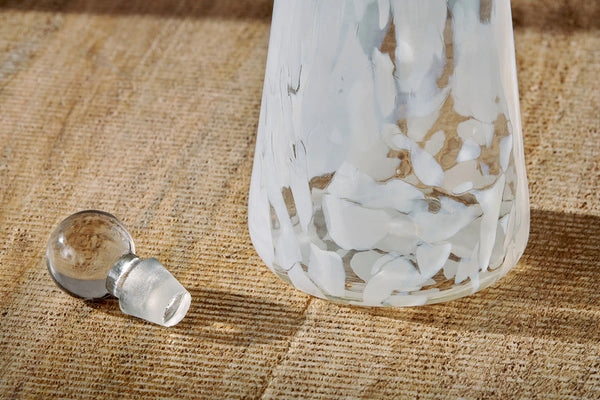 Nkuku Lohara Decanter  - White