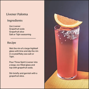 Three Spirit Non-Alcoholic Spirit - Livener