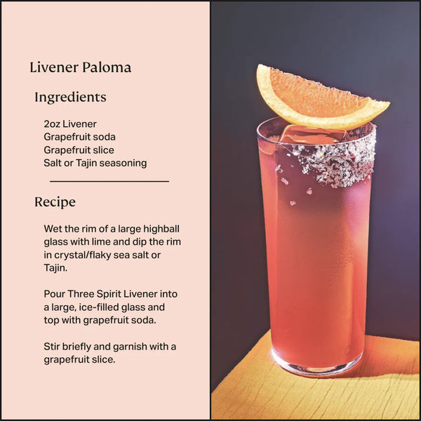 Three Spirit Non-Alcoholic Spirit - Livener
