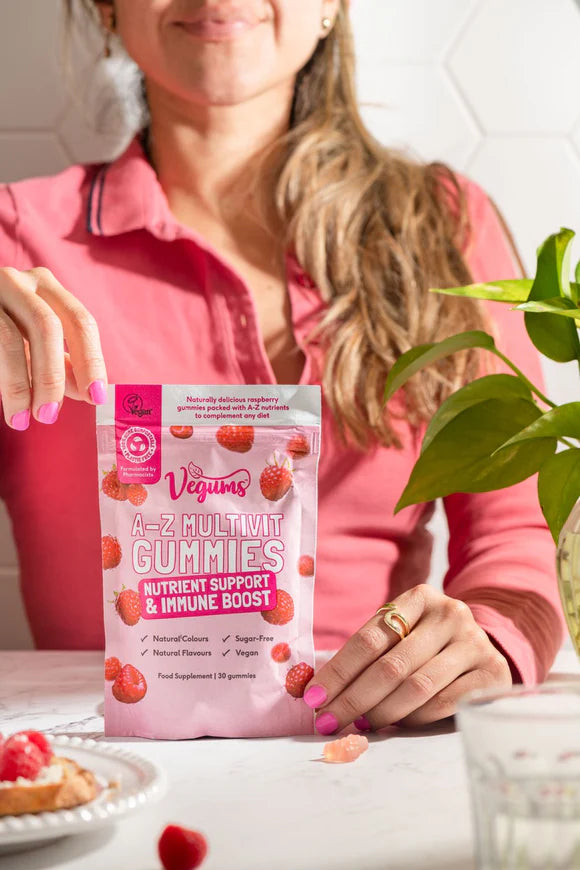 Vegums Vegan Vitamins - Sugar-Free A-Z Multivitamin
