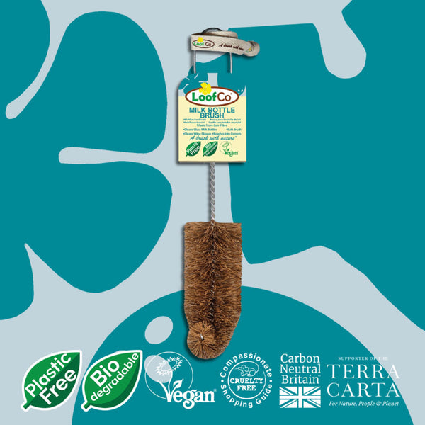 LoofCo Coconut Fibre Milk Bottle Brush