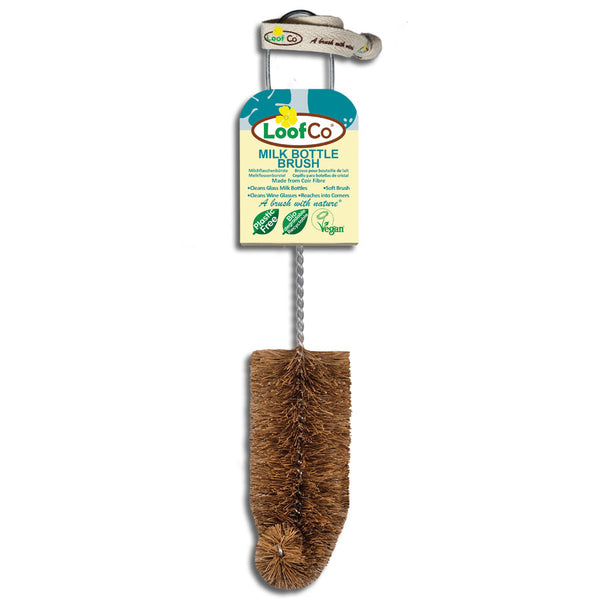 LoofCo Coconut Fibre Milk Bottle Brush