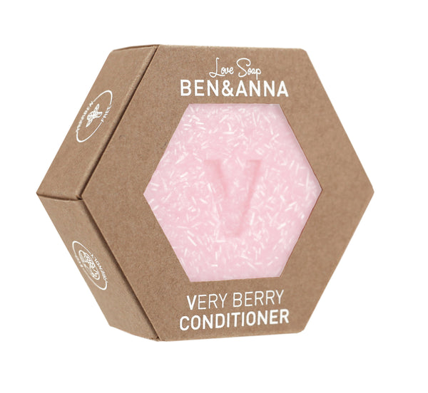 Ben & Anna Very Berry Conditioner Bar for Dry Hair - 60g