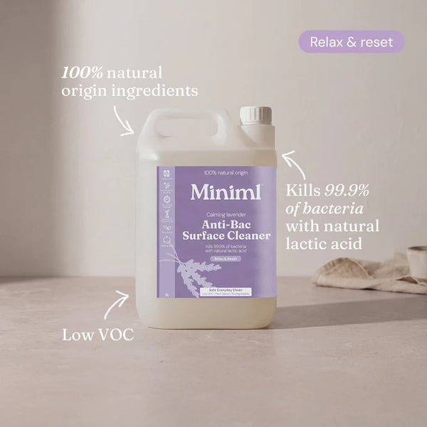 Miniml Anti-Bac Surface Cleaner French Lavender - Home Refill