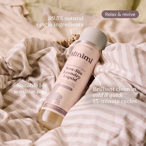 Miniml Non-Bio Laundry Liquid Wild Jasmine & Vanilla - Home Refill