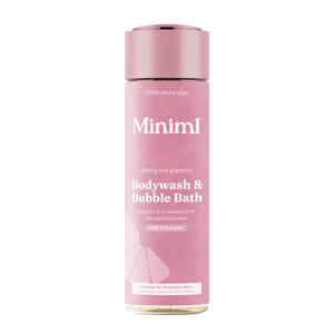 Miniml Bodywash + Bubble Bath Pink Grapefruit + Aloe Vera - Refill at Home