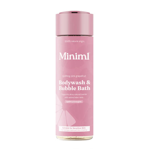 Miniml Bodywash + Bubble Bath Pink Grapefruit + Aloe Vera - Refill at Home