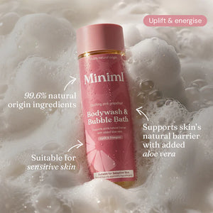 Miniml Bodywash + Bubble Bath Pink Grapefruit + Aloe Vera - Refill at Home