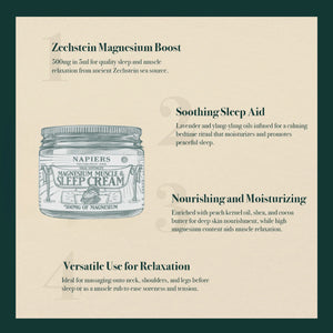 Napiers Magnesium Muscle & Sleep Cream - 100ml
