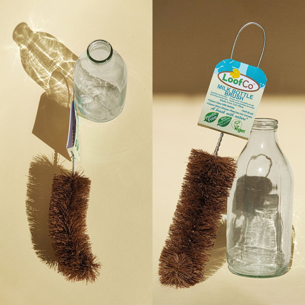 LoofCo Coconut Fibre Milk Bottle Brush