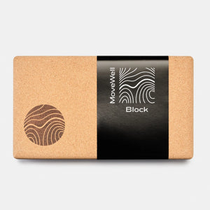 Movewell 100% Portuguese Cork Exercise Block