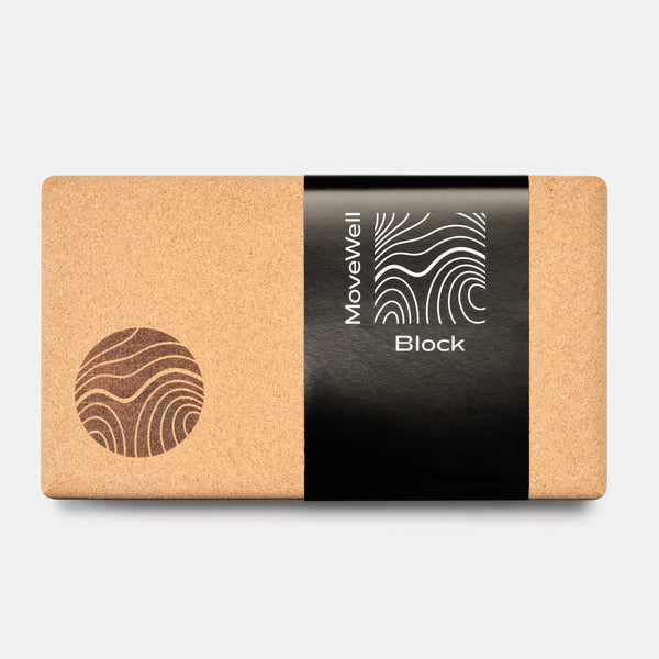 Movewell 100% Portuguese Cork Exercise Block