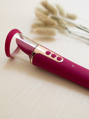 The Natural Love Company Mallow Clitoral Sucker & Dildo