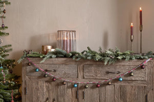 Nkuku Recycled Glass Oko Bauble Garland
