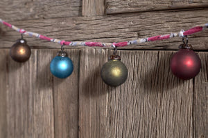 Nkuku Recycled Glass Oko Bauble Garland