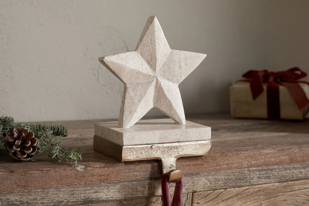 Nkuku Malaati Christmas Stocking Star Holder