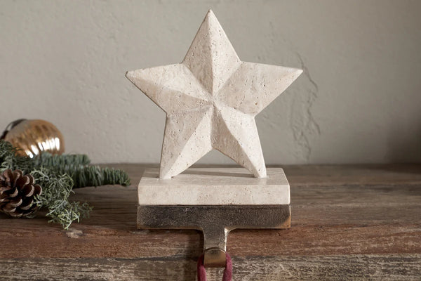 Nkuku Malaati Christmas Stocking Star Holder